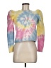 Generation Love Tie-dye Yellow Wool Pullover Sweater Size M - photo 1