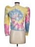 Generation Love Tie-dye Yellow Wool Pullover Sweater Size M - photo 2