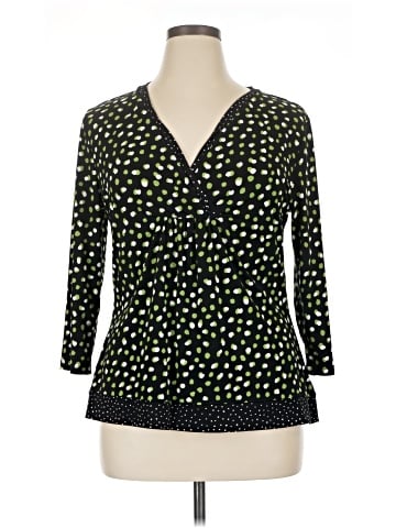 Liz & Co. 3/4 Sleeve Blouse (view 1)