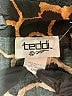 Teddi 100% Rayon Animal Print Brown Short Sleeve Blouse Size XL - photo 7