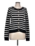 Bobeau 100% Polyester Stripes Black Cardigan Size L - photo 1