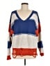 Fate Color Block Blue Pullover Sweater Size M - photo 1