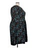 Lularoe Floral Teal Casual Dress Size 24 - 26 - photo 4