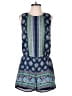 Artisan NY 100% Polyester Paisley Blue Romper Size 6 - photo 1