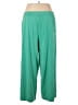 Yitty Solid Green Active Pants Size 2X - photo 2