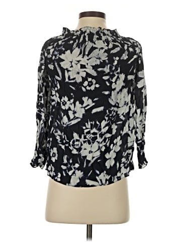 Lafayette 148 New York 3/4 Sleeve Blouse (view 2)