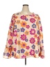 Cotton Bleu Orange Long Sleeve Blouse Size 3X (estimated) - photo 1
