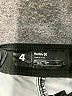 Hurley Stars Black Gray Board Shorts Size 4 - photo 3