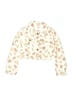 Little Lass 100% Cotton Floral White Jacket Size 6 - photo 1