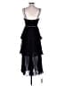 Self-Portrait 100% Polyester Black Cocktail Dress Size 4 - photo 2