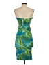 Forever 21 Tropical Green Blue Cocktail Dress Size S - photo 2