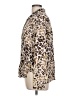Mystree Animal Print Gold Long Sleeve Blouse Size L - photo 5