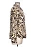 Mystree Animal Print Gold Long Sleeve Blouse Size L - photo 4