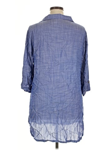 Dotti 3/4 Sleeve Button-Down Shirt (view 2)