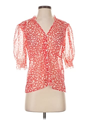 French Connection Short Sleeve Blouse (view 1)