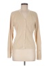 Haley Tan Silk Cardigan Size M - photo 1