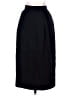 Rodier 100% Silk Solid Black Silk Skirt Size 6 - photo 1