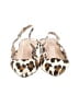 J.Crew Animal Print Ivory Flats Size 8 - photo 2
