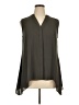 Alfani 100% Polyester Gray Sleeveless Blouse Size 14 - photo 1