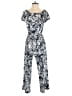 Escapada Graphic Blue Jumpsuit Size XS - photo 1