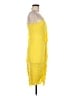 Cache Yellow Cocktail Dress Size 6 - photo 4