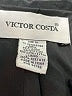 Victor Costa Black Silk Blazer Size 10 - photo 6