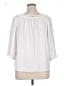 Adrienne Vittadini Solid White 3/4 Sleeve Blouse Size XL - photo 2