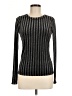 Boden Stripes Gray Long Sleeve Top Size 6 - photo 1