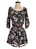 Lily Star Floral Black Romper Size S - photo 1