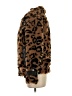 Avec Les Filles 100% Polyester Animal Print Brown Faux Fur Jacket Size XS - photo 5