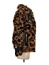 Avec Les Filles 100% Polyester Animal Print Brown Faux Fur Jacket Size XS - photo 4