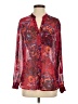 Kut from the Kloth 100% Polyester Paisley Red Long Sleeve Blouse Size S - photo 1