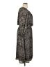 Talbots Animal Print Gray Casual Dress Size XL - photo 4