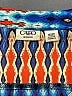 Cato 100% Polyester Print Orange 3/4 Sleeve Blouse Size 18 - photo 7