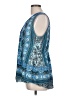 One World Blue Sleeveless Blouse Size L - photo 5