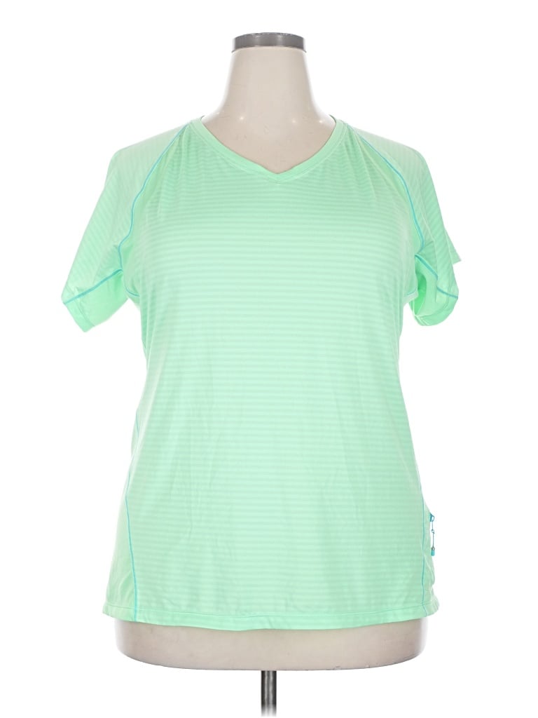 Pre-owned Kirkland Signature Active T-shirt In Green