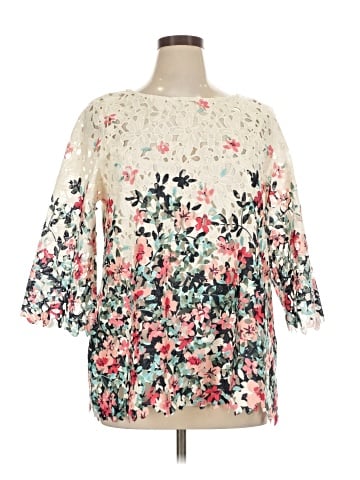 Charter Club 3/4 Sleeve Blouse (view 1)