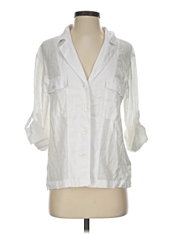 J.Crew 3/4 Sleeve Button-Down Shirt (view 1)