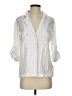 J.Crew White 3/4 Sleeve Button-Down Shirt Size 4 - photo 1