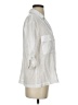 J.Crew White 3/4 Sleeve Button-Down Shirt Size 4 - photo 4