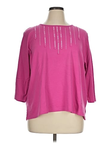 Alfred Dunner 3/4 Sleeve Top (view 1)