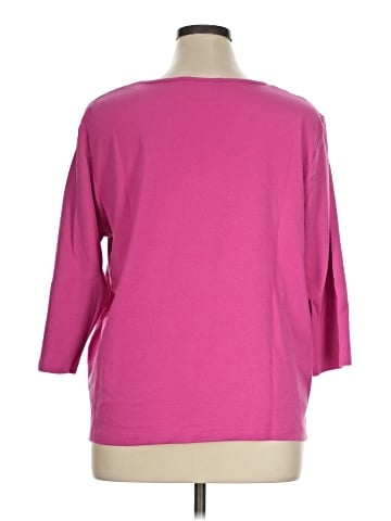 Alfred Dunner 3/4 Sleeve Top (view 2)