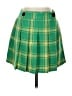 Topshop Plaid Green Casual Skirt Size 4 - photo 1