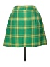 Topshop Plaid Green Casual Skirt Size 4 - photo 2