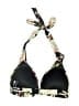 Sunsets Floral Black Swimsuit Top Size S - photo 2