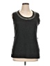 Leslie Fay Gray Sleeveless Top Size XL - photo 1