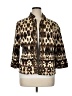 Chico's Animal Print Gold Jacket Size XL (3) - photo 1