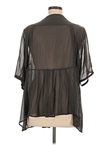 BOSS by HUGO BOSS Short Sleeve Silk Top (view 2)