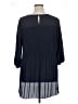 Cato 100% Polyester Blue Long Sleeve Blouse Size 16W - photo 2