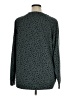 Lou & Grey Animal Print Green Pullover Sweater Size XL - photo 2
